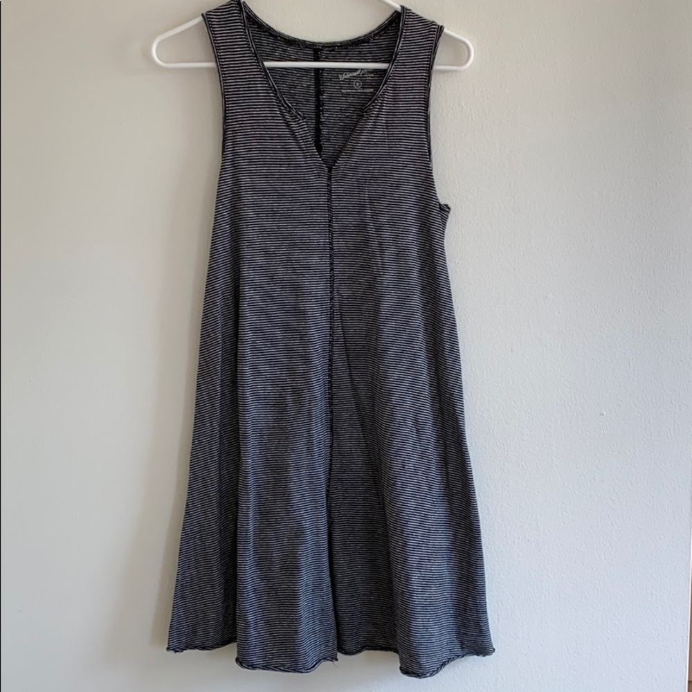 Black and White Striped Dress